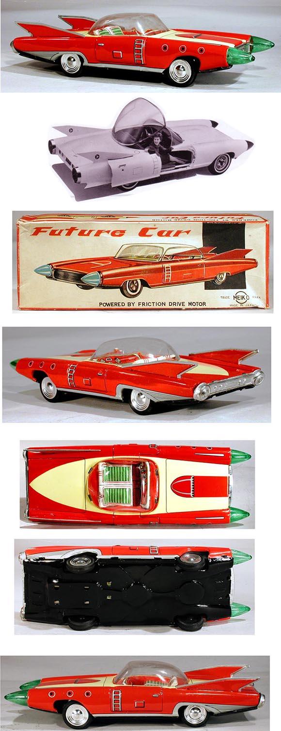 1959 Meiko Shoji, Cadillac Cyclone Future Car  in Original Box